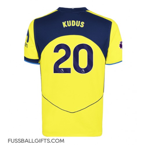 Tottenham Hotspur Mohammed Kudus #20 Fußballbekleidung 3rd trikot 2025-26 Kurzarm